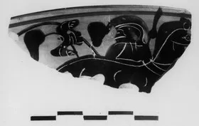 CUP, FRAGMENT (ATHENIAN, BLACK-FIGURE)
