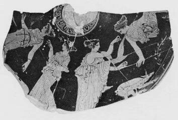 LEKANIS, FRAGMENT (ATHENIAN, RED-FIGURE)