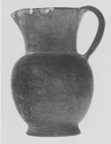 OINOCHOE (ETRUSCAN, BUCCHERO)