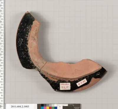 Terracotta fragment of a hydria (water jar)