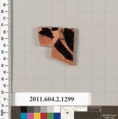 Terracotta fragment of a skyphos (deep drinking cup)