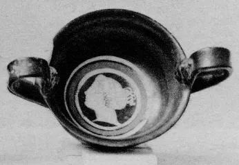 KANTHAROS (SOUTH ITALIAN, GNATHIAN, BLACK GLAZE)