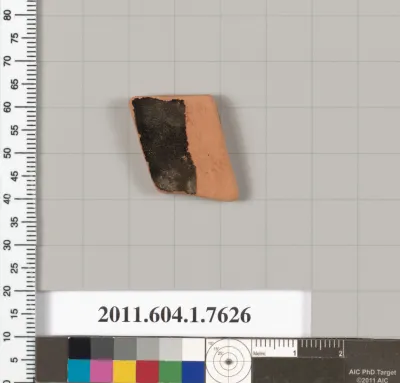 Terracotta fragment of a kylix (drinking cup)