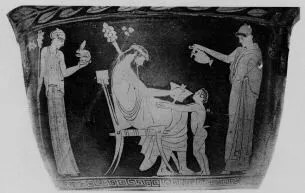 KRATER, BELL (ATHENIAN, RED-FIGURE)