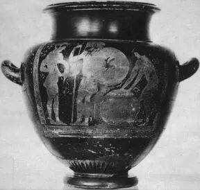 STAMNOS (ATHENIAN, RED-FIGURE)