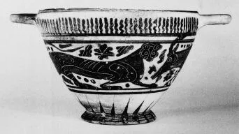 SKYPHOS (CORINTHIAN, BLACK-FIGURE)