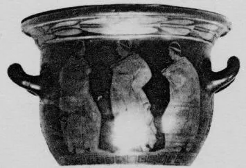 KRATER, BELL (SOUTH ITALIAN, LUCANIAN, RED-FIGURE)