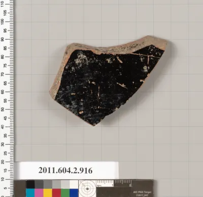 Terracotta fragment of a bell-krater (bowl for mixing wine and water)?