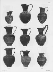 OINOCHOE (ETRUSCAN, BUCCHERO)