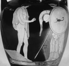 AMPHORA, NECK (ATHENIAN, RED-FIGURE)