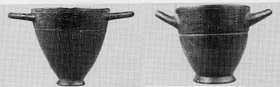 SKYPHOS (ETRUSCAN, BUCCHERO)