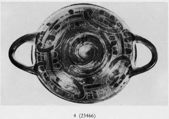 CUP (ETRUSCO-CORINTHIAN, BLACK-FIGURE)