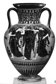 AMPHORA, NECK (ATHENIAN, BLACK-FIGURE)