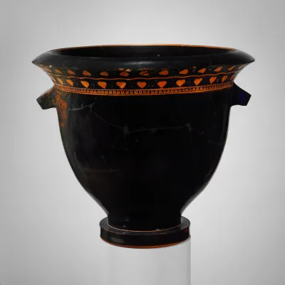 Terracotta bell-krater (bowl for mixing wine and water)