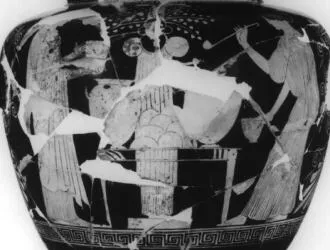 STAMNOS (ATHENIAN, RED-FIGURE)
