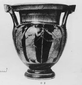 KRATER, COLUMN (ATHENIAN, RED-FIGURE)