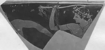 CUP, FRAGMENT (ATHENIAN, RED-FIGURE)