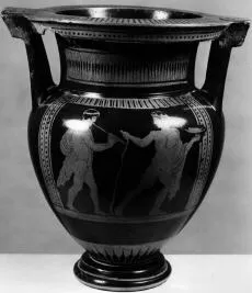 KRATER, COLUMN (ATHENIAN, RED-FIGURE)