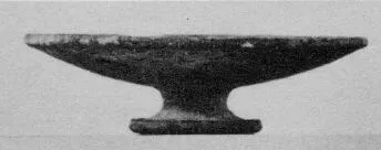 PLATE, STEMMED (ETRUSCAN, BUCCHERO)