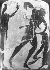 LEKYTHOS (ATHENIAN, BLACK-FIGURE)