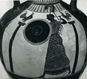 PSEUDO-PANATHENAIC AMPHORA (ATHENIAN, BLACK-FIGURE)