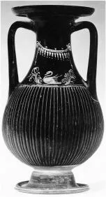 PELIKE (SOUTH ITALIAN, GNATHIAN, BLACK GLAZE)