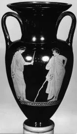 AMPHORA, NECK (ATHENIAN, RED-FIGURE)