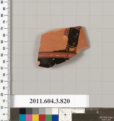 Terracotta fragment of a lekythos (oil flask)