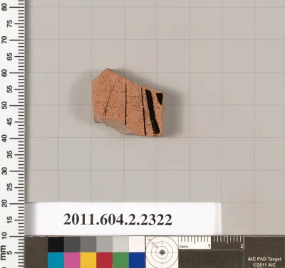 Terracotta fragment of a skyphos (deep drinking cup)?