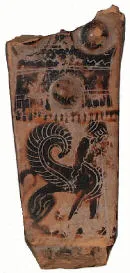 STAND, FRAGMENT (BOEOTIAN, BLACK-FIGURE)