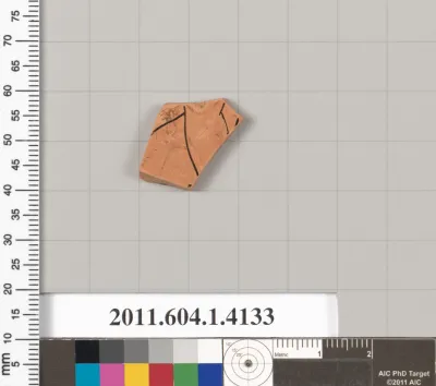 Terracotta fragment of a kylix (drinking cup)