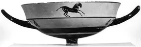 CUP, LITTLE MASTER LIP, FRAGMENT (ATHENIAN, BLACK-FIGURE)