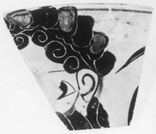 CUP A, FRAGMENT (ATHENIAN, BLACK-FIGURE)