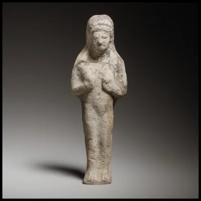 Standing female figurine