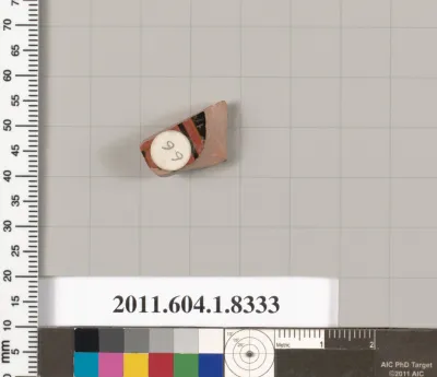 Terracotta fragment of a kylix (drinking cup)