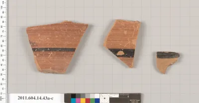 Terracotta fragments of open shapes