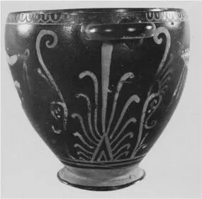 SKYPHOS (SOUTH ITALIAN, BLACK GLAZE)