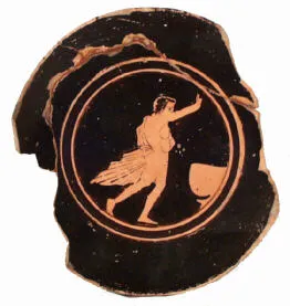 CUP, STEMLESS (ATHENIAN, RED-FIGURE)