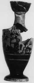 LEKYTHOS, FRAGMENTS (ATHENIAN, BLACK-FIGURE)