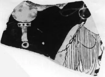 LEKYTHOS, FRAGMENT (ATHENIAN, RED-FIGURE)