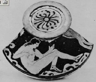 LID, FRAGMENT (ATHENIAN, RED-FIGURE)