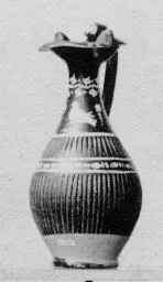 OINOCHOE (SOUTH ITALIAN, GNATHIAN, BLACK GLAZE)