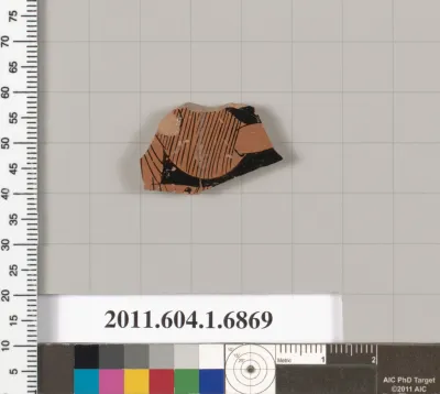 Terracotta fragment of a kylix (drinking cup)