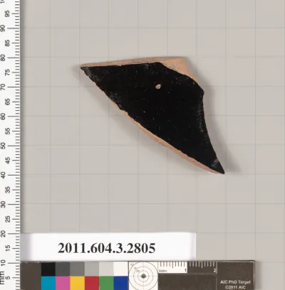 Terracotta fragment of an olpe (jug)?