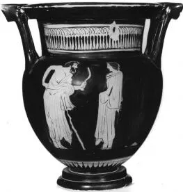 KRATER, COLUMN (ATHENIAN, RED-FIGURE)