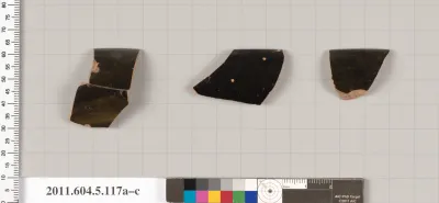 Terracotta rim fragments of stemless kylikes (drinking cups)?