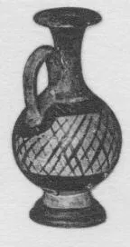 LEKYTHOS, SQUAT (SOUTH ITALIAN, BLACK PATTERN)
