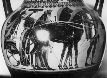 AMPHORA, BELLY, TYPE B (ATHENIAN, BLACK-FIGURE)