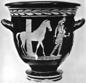 KRATER, BELL (ATHENIAN, RED-FIGURE)