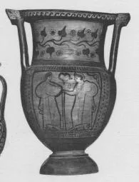 KRATER, COLUMN (SOUTH ITALIAN, CAMPANIAN, RED-FIGURE)